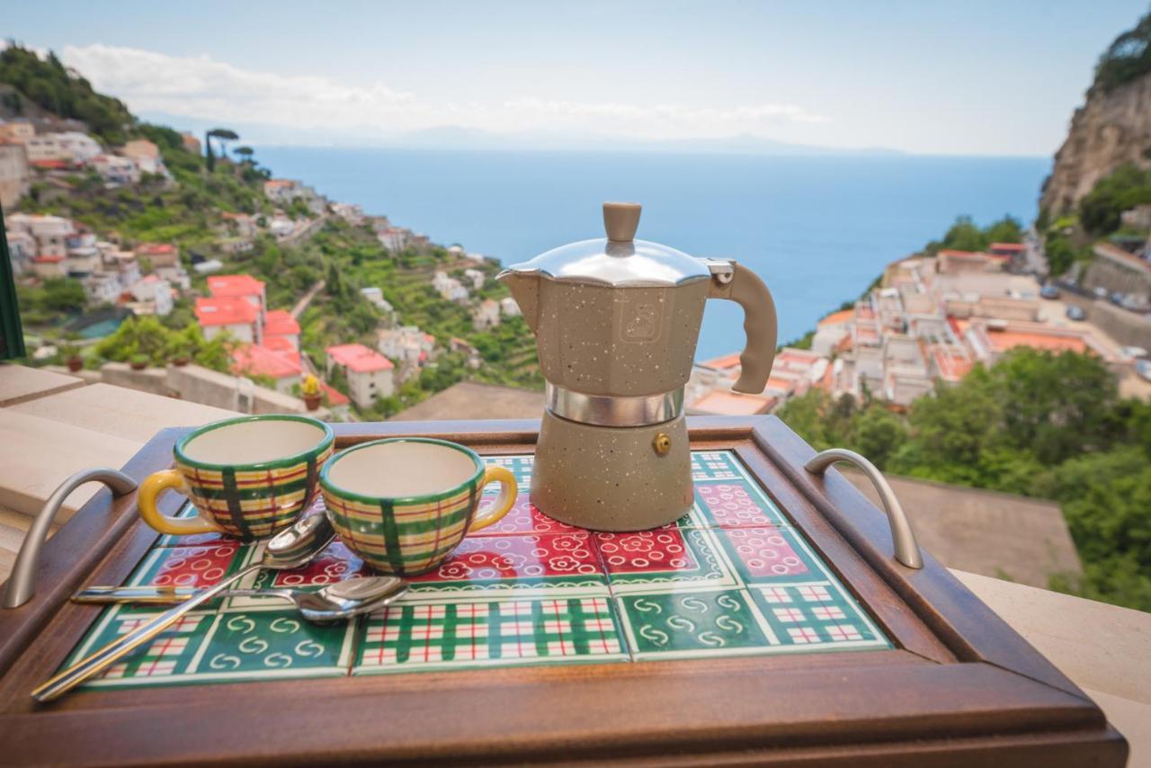 La Villa Di Enzo Casa Vacanze Con Vista Mare Amalfi Kültér fotó